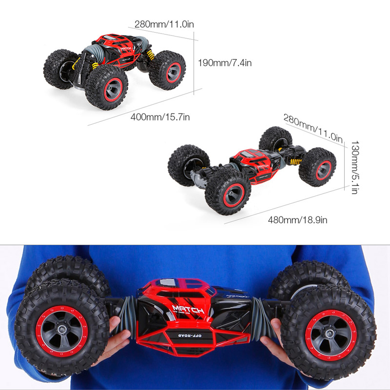 2 sided stunt vehicle